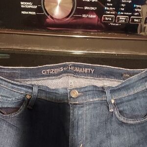Citizens Of Humanity Two-Tone Blue Skinny Jeans